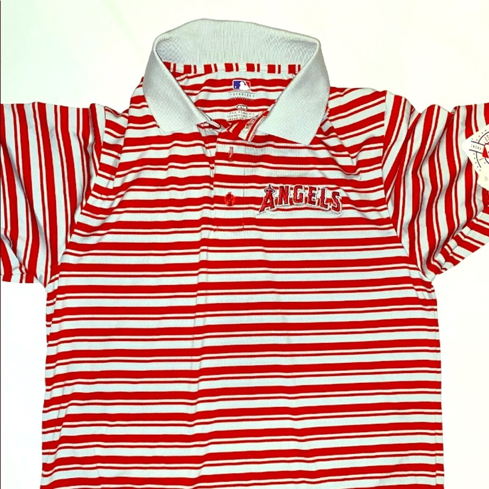 MLB polo baseball angels shirt, NEW